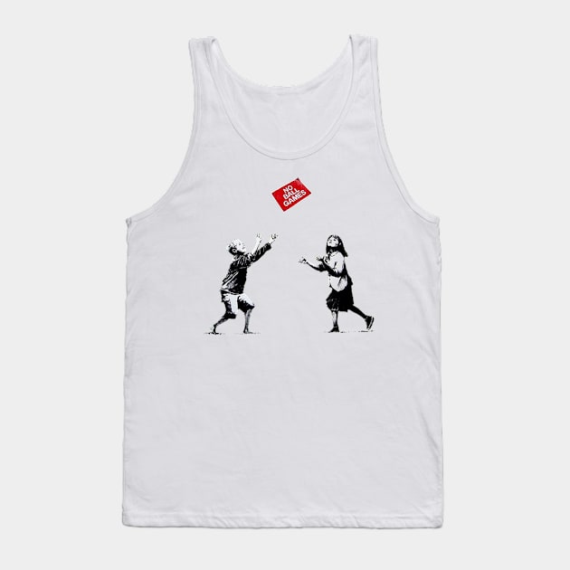 No Ball Games Banksy Tank Top by Confusion101